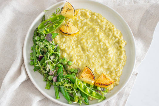 Pea Pesto & Sicilian Lemon Risotto