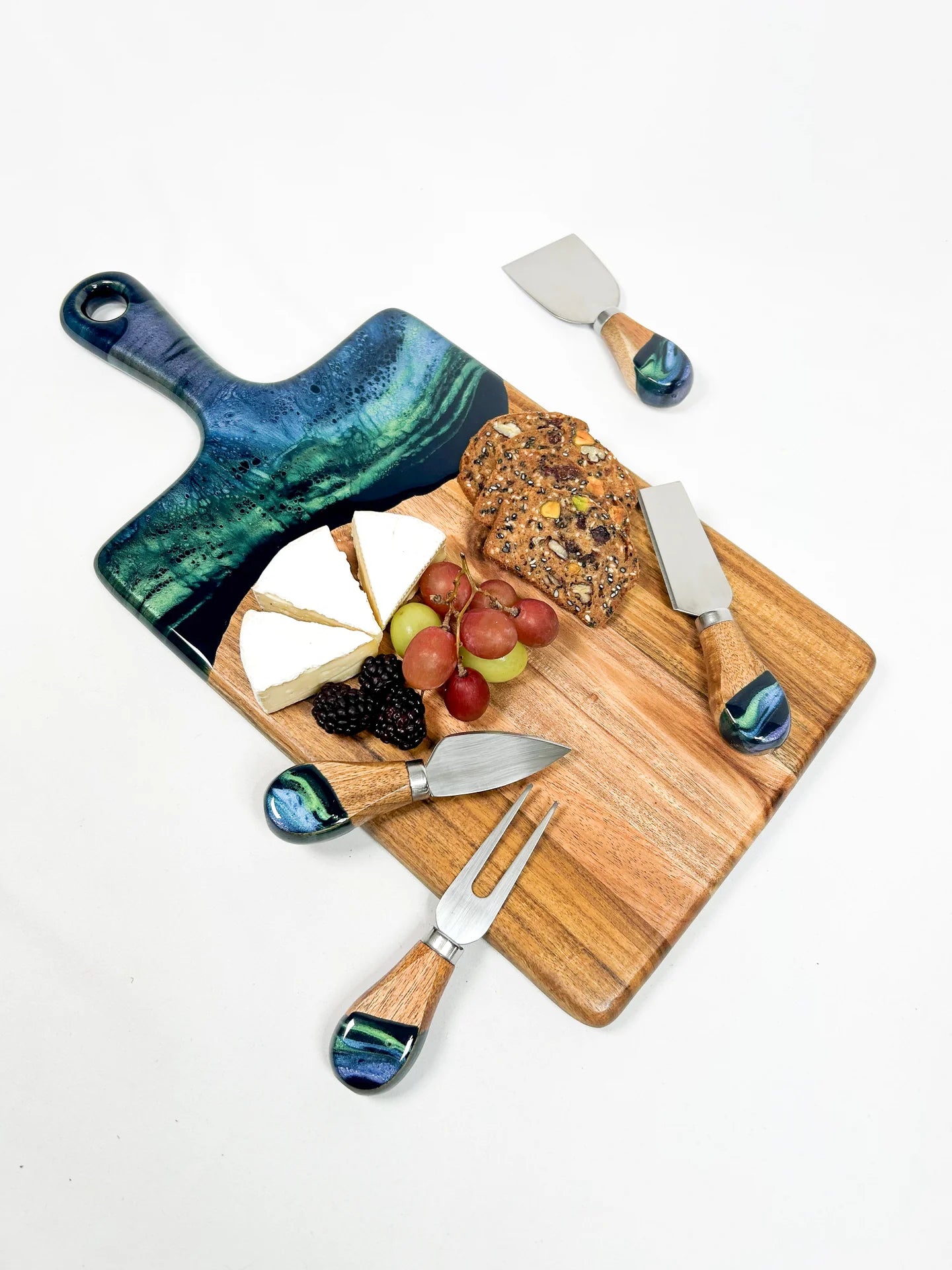 Northern Lights Acacia Cheeseboard 8x16
