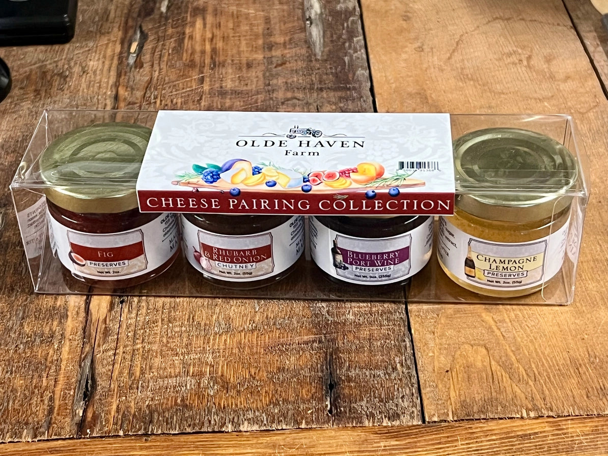 Cheese Pairing Condiment 4 Pack Gift Set