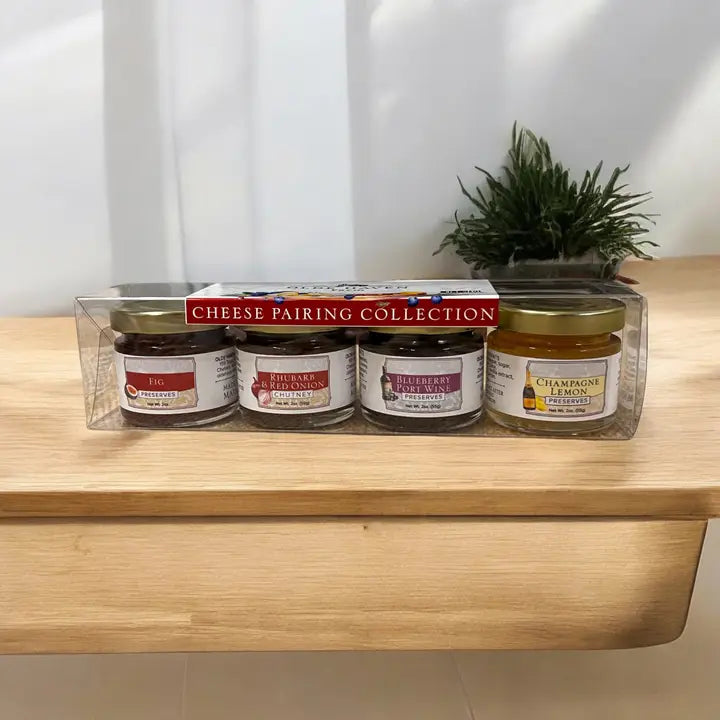 Cheese Pairing Condiment 4 Pack Gift Set