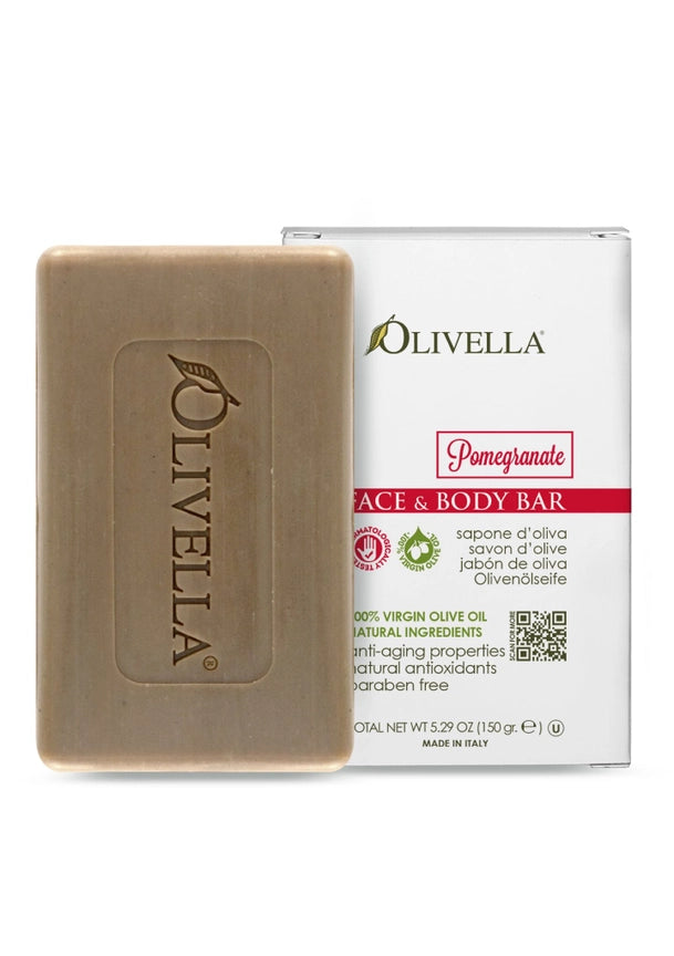 Olivella Pomegranate Face & Body Bar Soap