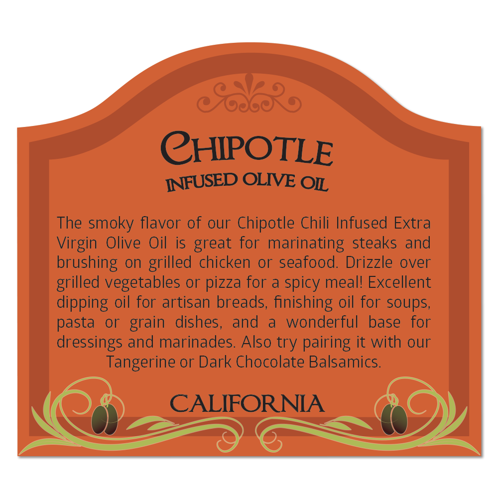 CHIPOTLE Infused Olive Oil - California