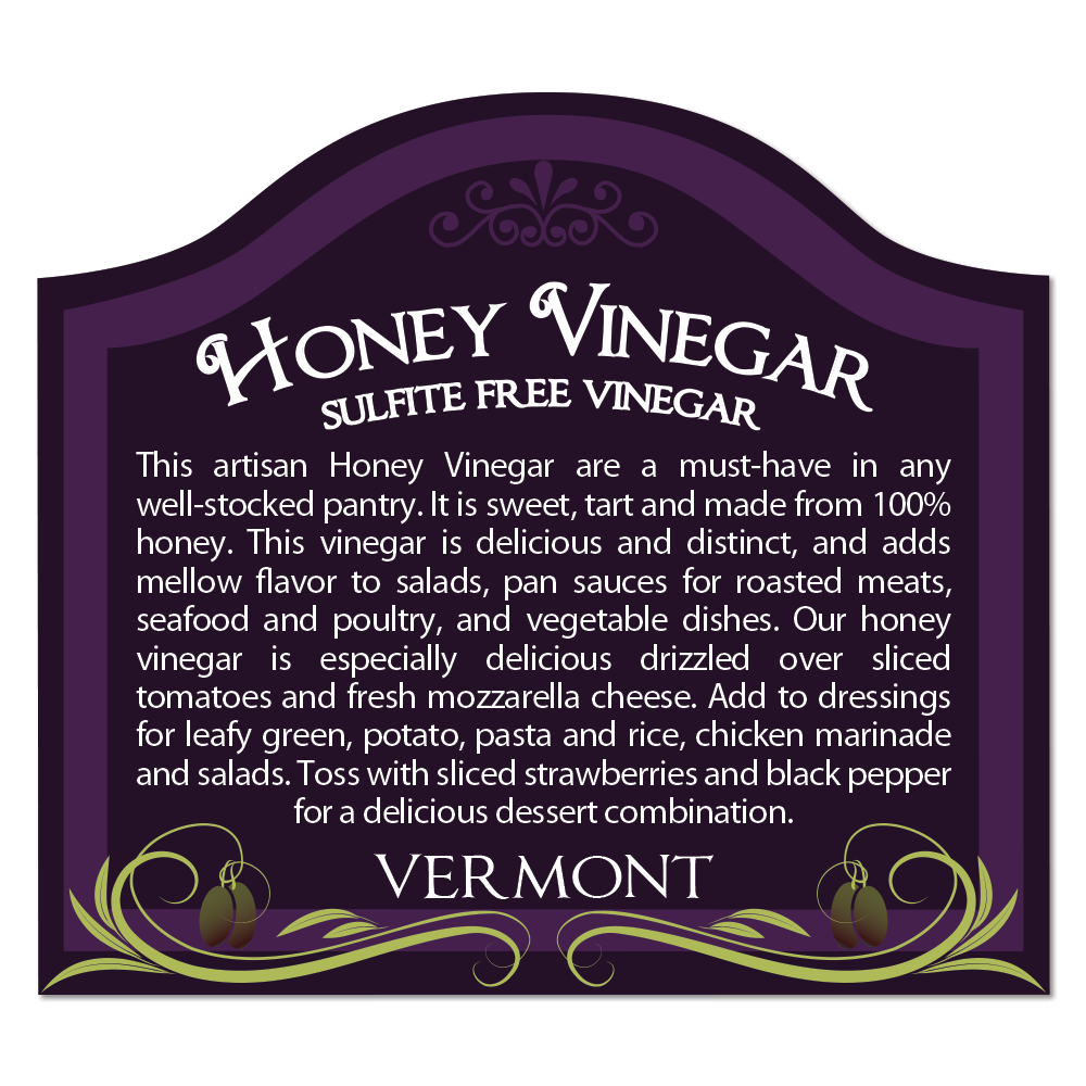 HONEY VINEGAR (Sulfite Free)