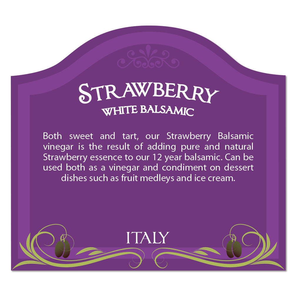 STRAWBERRY Balsamic Vinegar (DARK)