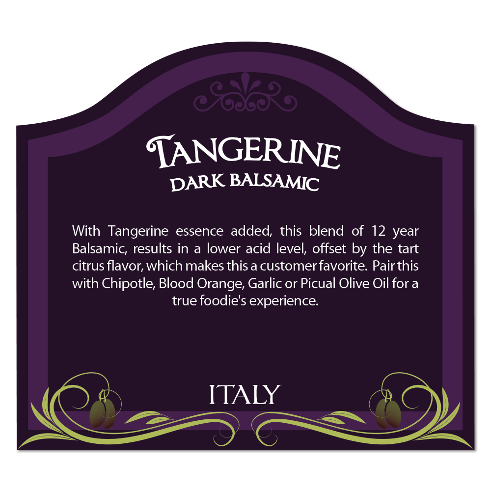 TANGERINE Balsamic Vinegar (Dark)