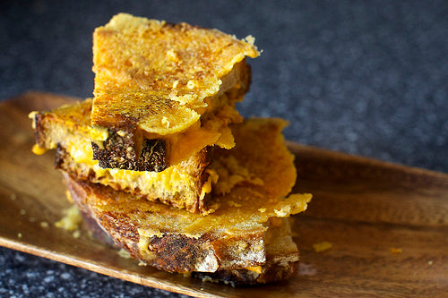 Frico grilled cheese sandwiches from Smitten Kitten