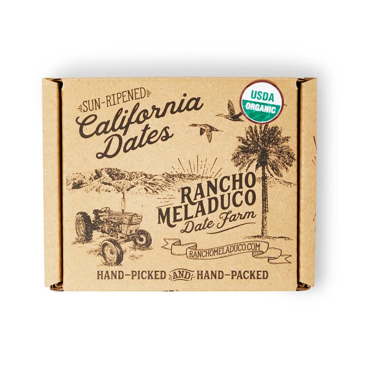 Organic California Medjool Dates- 1 lb w/ Bamboo Tongs