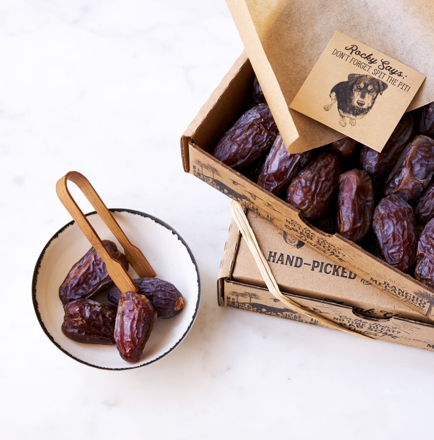 Organic California Medjool Dates- 1 lb w/ Bamboo Tongs