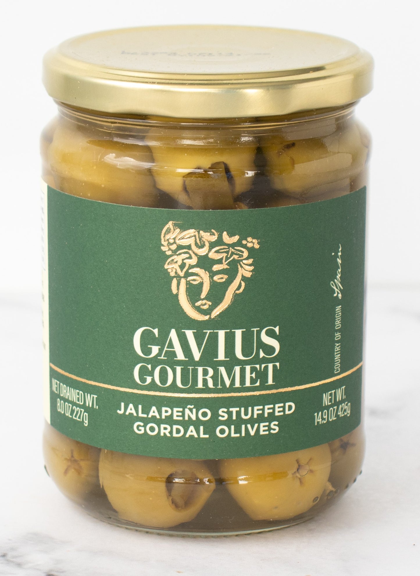 Gavius Gordal Jalapeno-Stuffed Olives