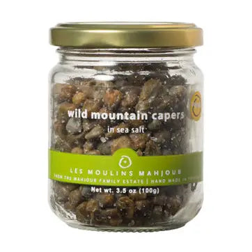 Organic Wild Mountain Capers in Sea Salt
