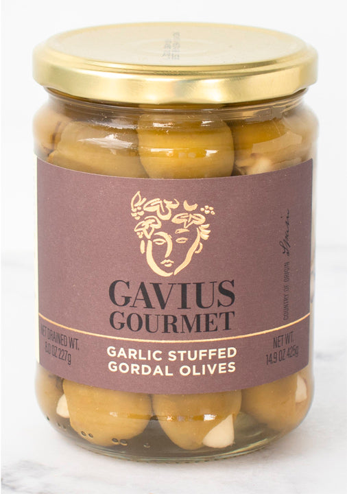 Gavius Gordal Garlic-Stuffed Olives