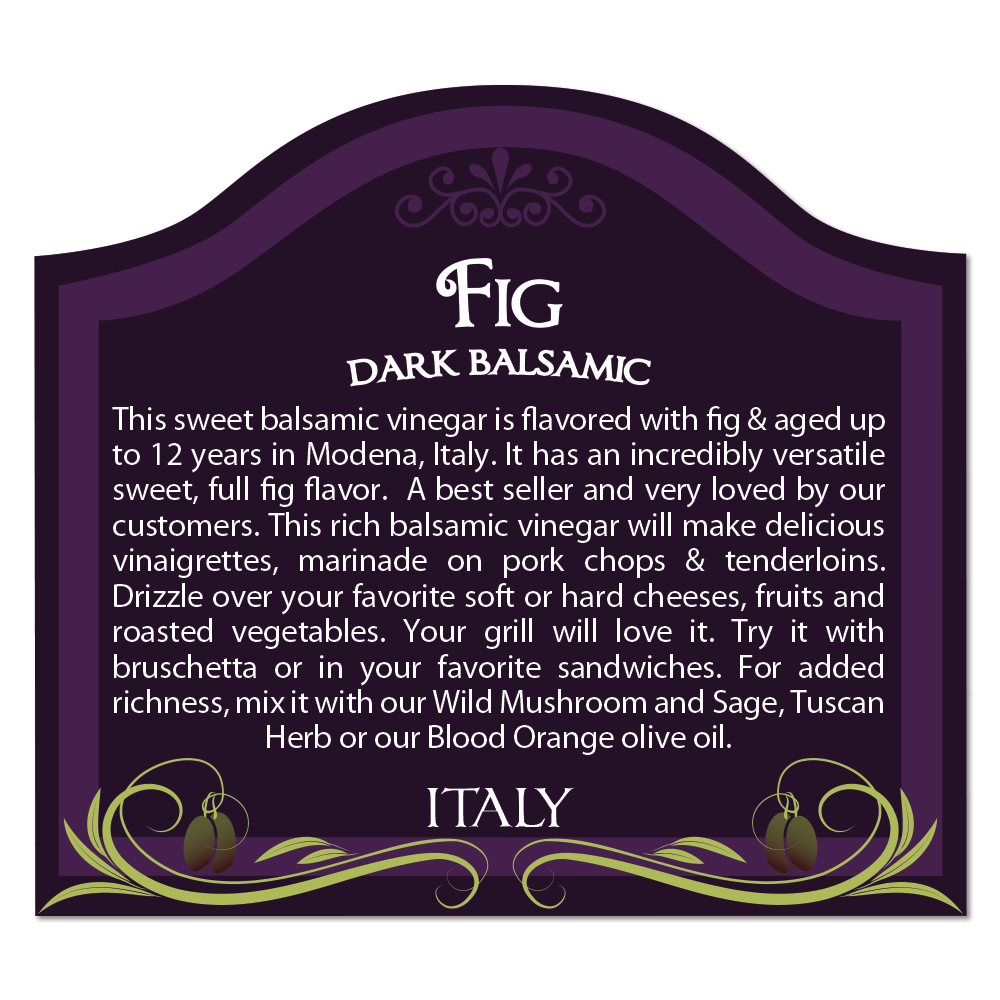 FIG Balsamic Vinegar (Dark)
