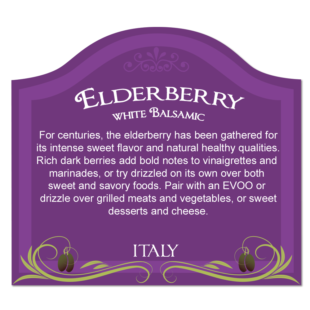Elderberry Balsamic Vinegar (White)
